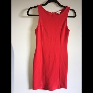 Red cutout dress